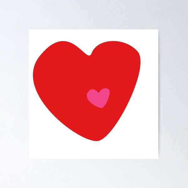 Item preview,  red- heart within a heart designed and sold by xxc5.