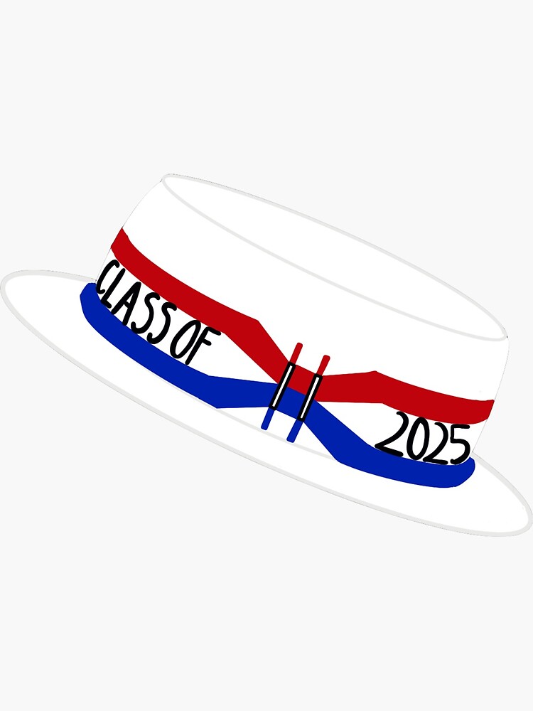 "UPenn Hey Day Hat Class of 2025 " Sticker for Sale by rubberduckduck