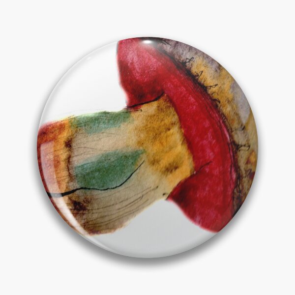Item preview, Red Green and gold mushroom/fungi designed and sold by LadyAble.