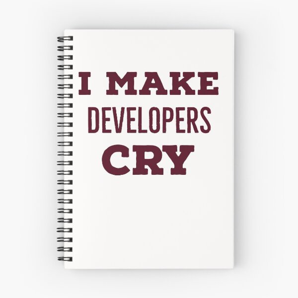 Item preview, I Make Developers Cry designed and sold by AwesomeWorld1.