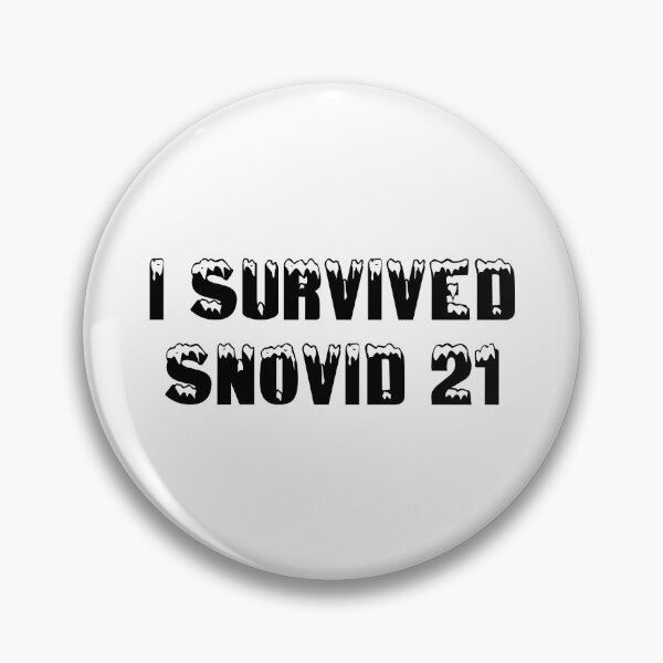 Item preview, I survived snovid 2021  designed and sold by LemonCreations.