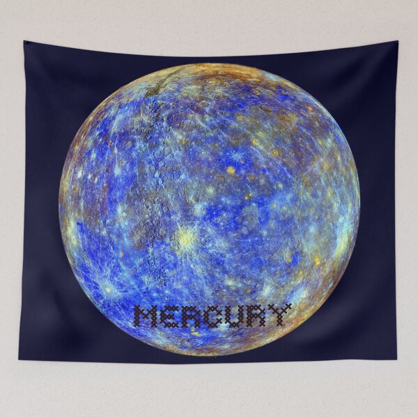 Aperçu de l'œuvre Mercure, la planète la plus petite et la plus proche du soleil créée et vendue par TeesbyGinyard.