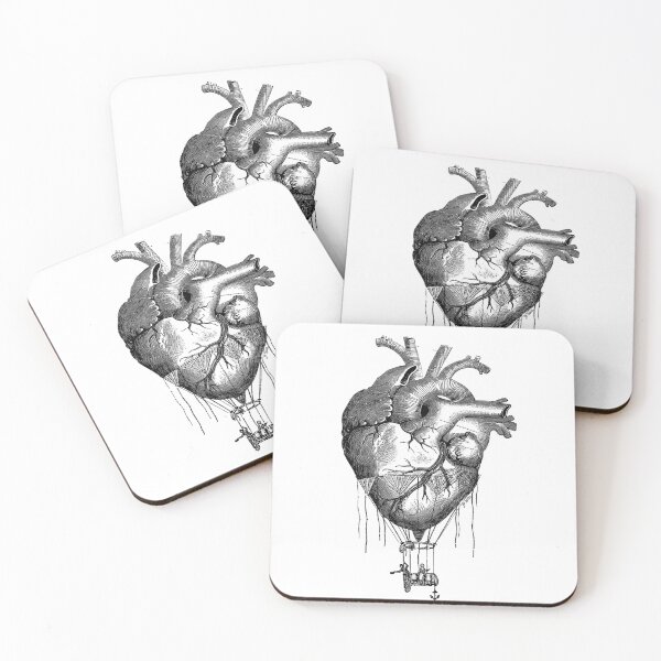 Item preview, Heart Air Balloon designed and sold by coralscuriosity.