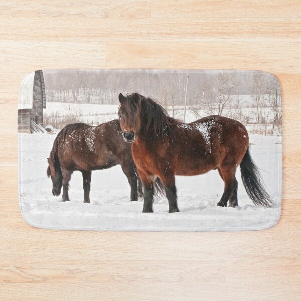 Item preview, Horses In Snow designed and sold by Michael Cummings.