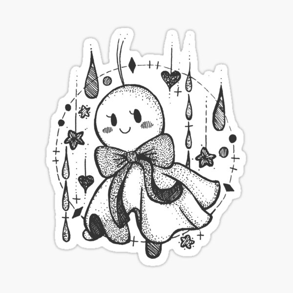 Teru Teru Bozu Sticker For Sale By Blassmaus Redbubble 8775