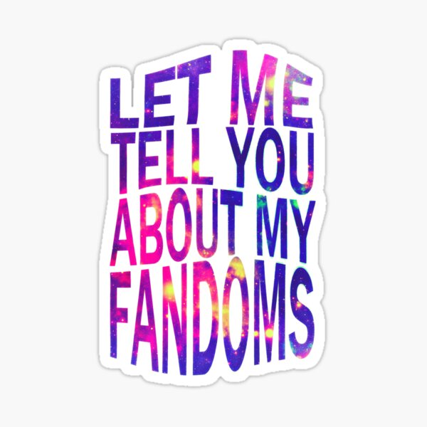 Item preview, Lass mich dir von meinen Fandoms erzählen designed and sold by FandomizedRose.