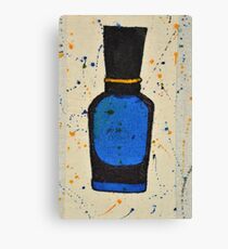 Perfume bottle and ink 5 Canvas Print