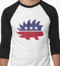 Libertarian Party Porcupine Men's Baseball ¾ T-Shirt