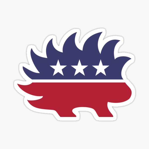 Libertarian Party Stachelschwein Sticker