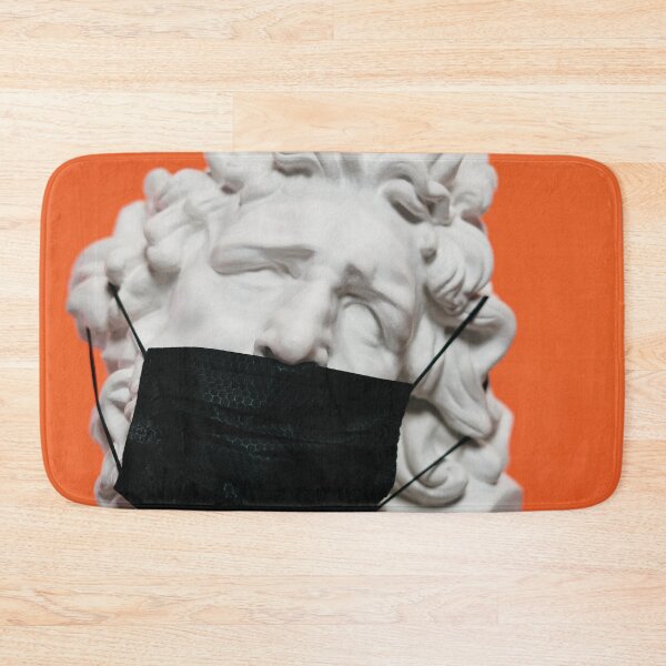 Item preview, sculpture in mask orange background designed and sold by venus-ian.