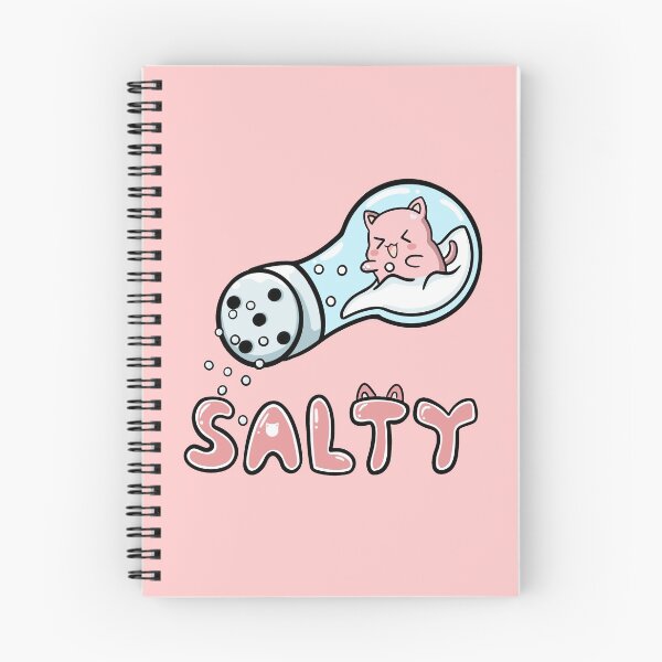 Item preview, Salty Kitty Emote in Pink | Matching Couple Shirt designed and sold by HuggyandKiss.