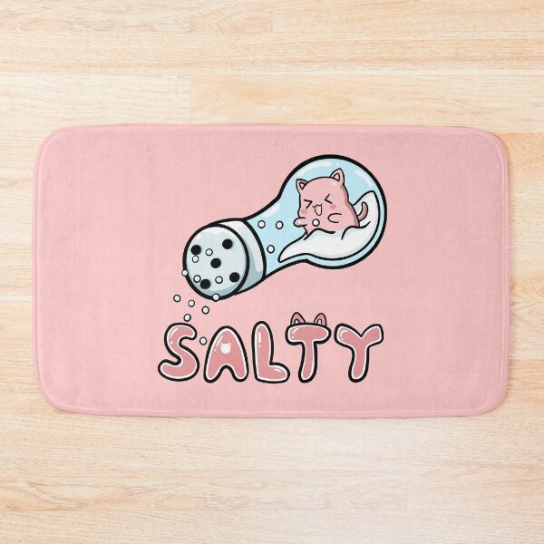 Item preview, Salty Kitty Emote in Pink | Matching Couple Shirt designed and sold by HuggyandKiss.
