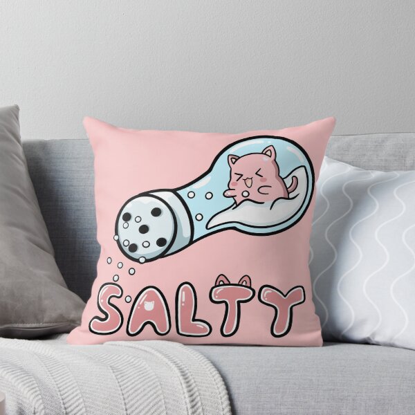 Item preview, Salty Kitty Emote in Pink | Matching Couple Shirt designed and sold by HuggyandKiss.