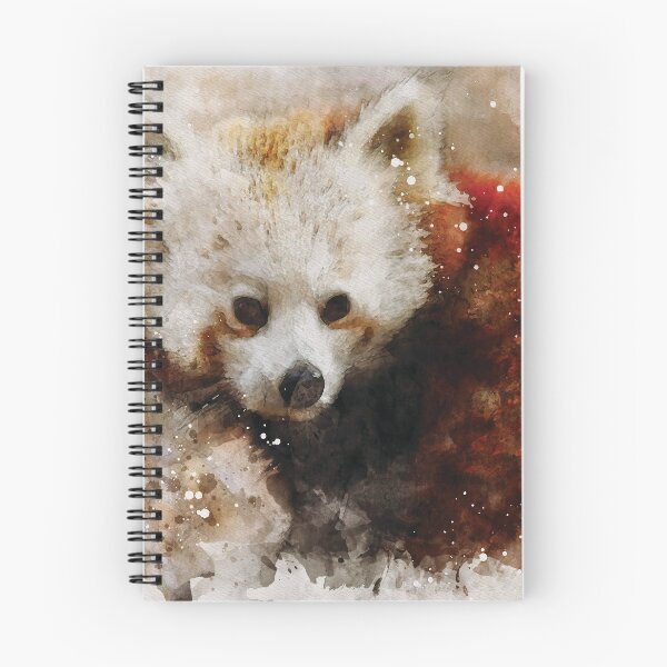 Item preview, Red Panda bear watercolour digital portrait designed and sold by Gerald Waters.