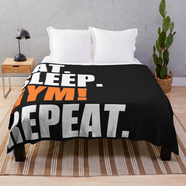 Item preview, Eat, sleep, gym, repeat designed and sold by Bojkiw.