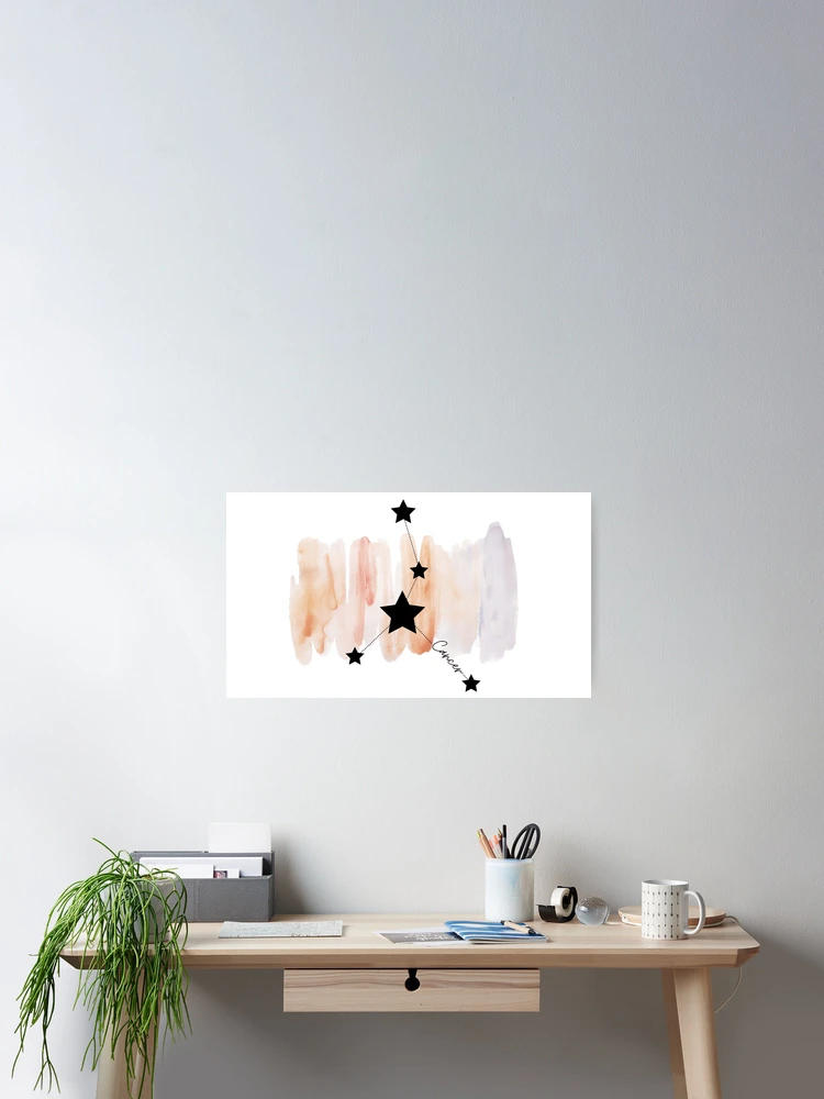 Thumbnail 2 of 3, Poster, Zodiac Collection - Cancer designed and sold by Nini's Designs.