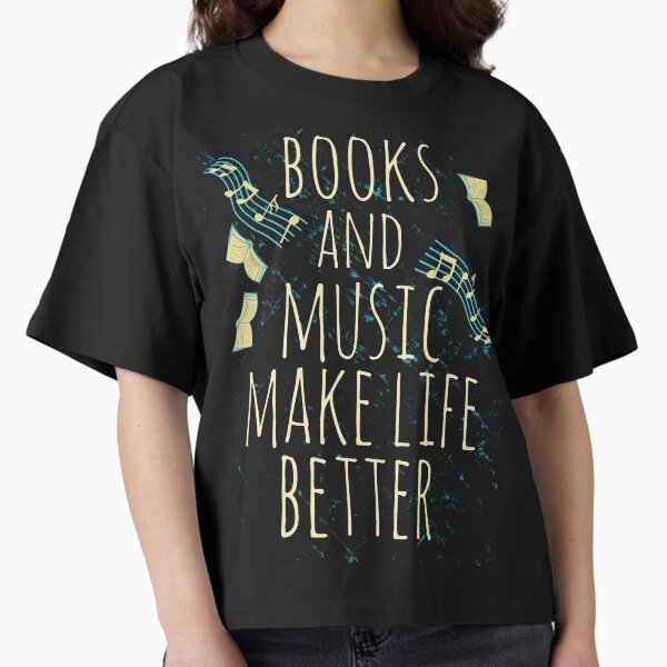 Item preview, books and music make life better #1 designed and sold by FandomizedRose.