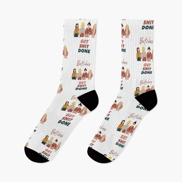 Item preview, Bitches Get Shit Done, AOC quotes designed and sold by SerenaChoe.
