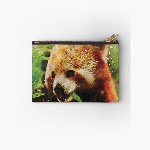 Item preview, Red Panda bear watercolour digital portrait designed and sold by Gerald Waters.