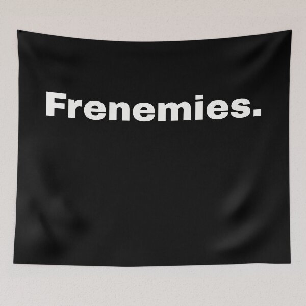 Item preview, Frenemies. Sarcastic saying - word creation from "Friends" and "Enemies", so friends and enemies designed and sold by Text-N-Typo.