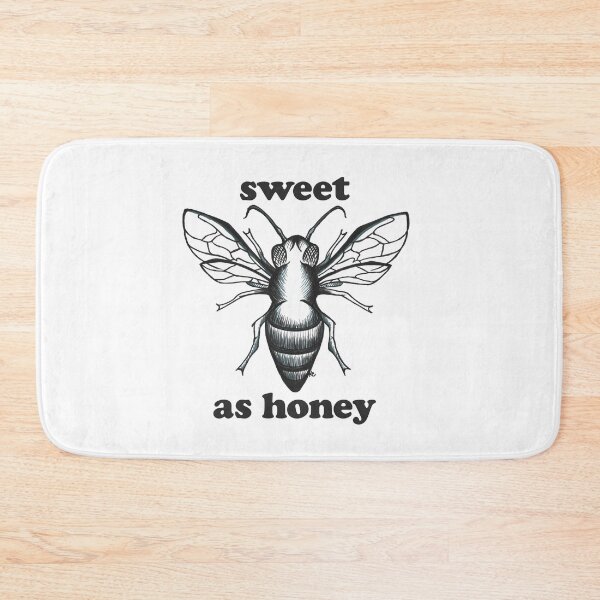 Item preview, Black and White Honey Bee - Sweet As Honey designed and sold by The White Bat.