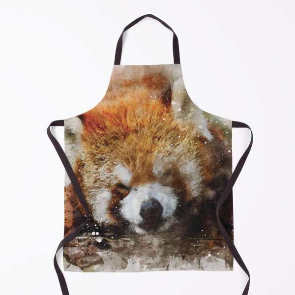 Item preview, Cute Red Panda bear watercolour digital portrait designed and sold by Gerald Waters.