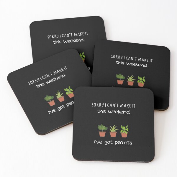 Item preview, Kawaii Potted Plants - Funny Weekend Plans Gardener | plants designed and sold by NSTeeDesign.