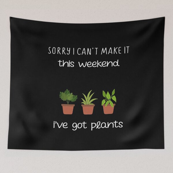 Item preview, Kawaii Potted Plants - Funny Weekend Plans Gardener | plants designed and sold by NSTeeDesign.