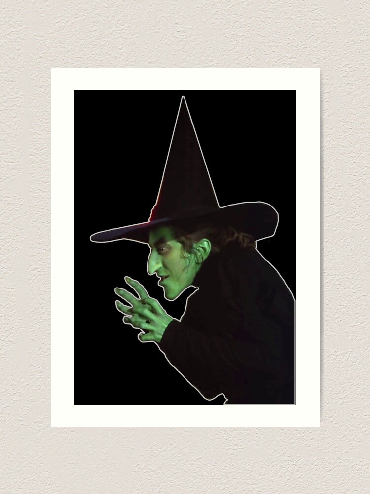 Wicked Witch of the West Art, the Wizard of Oz Art, Wicked the