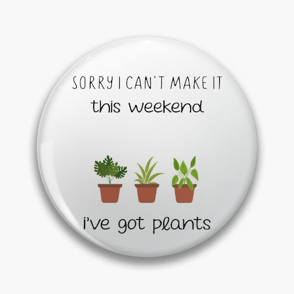 Item preview, Kawaii Potted Plants - Funny Weekend Plans Gardener | plants designed and sold by NSTeeDesign.