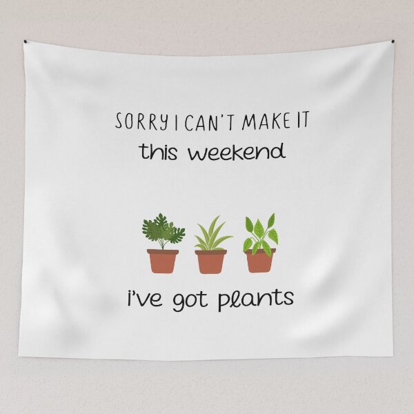 Item preview, Kawaii Potted Plants - Funny Weekend Plans Gardener | plants designed and sold by NSTeeDesign.