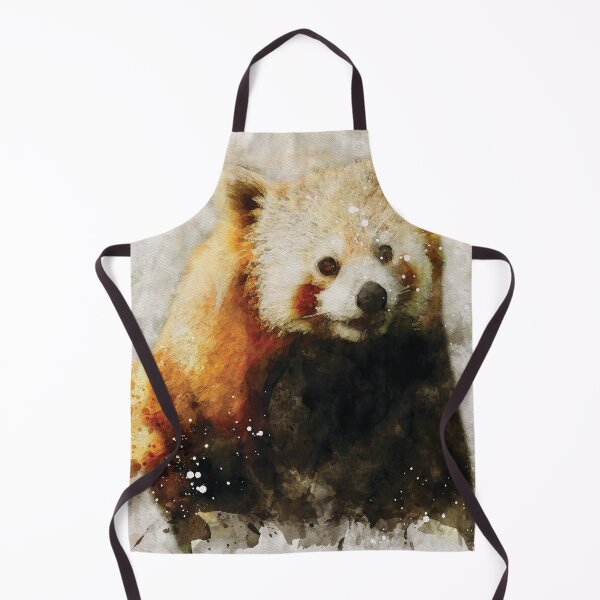 Item preview, Cute Red Panda bear watercolour digital portrait designed and sold by Gerald Waters.