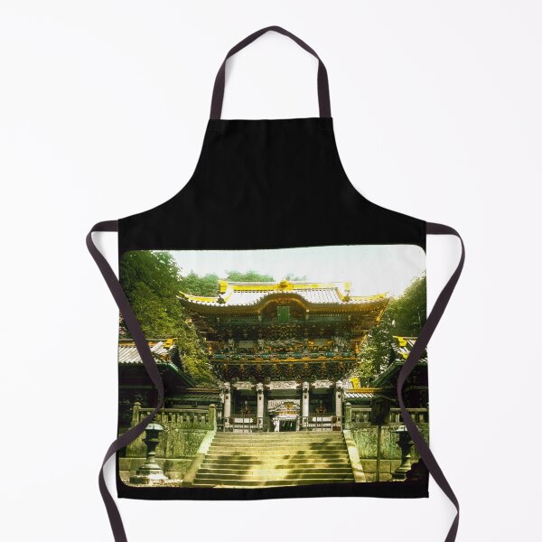 Item preview, Close-up of ornamental building embellished with gold.Real vintage old photo for japanese daily life . designed and sold by thebaronart.