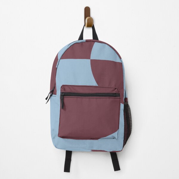 Item preview, Pastel Blue & Burgundy Minimal Circle Design 2 2021 Color of the Year Earth's Harmony & Mulberry Tree designed and sold by ColorOfTheYears.