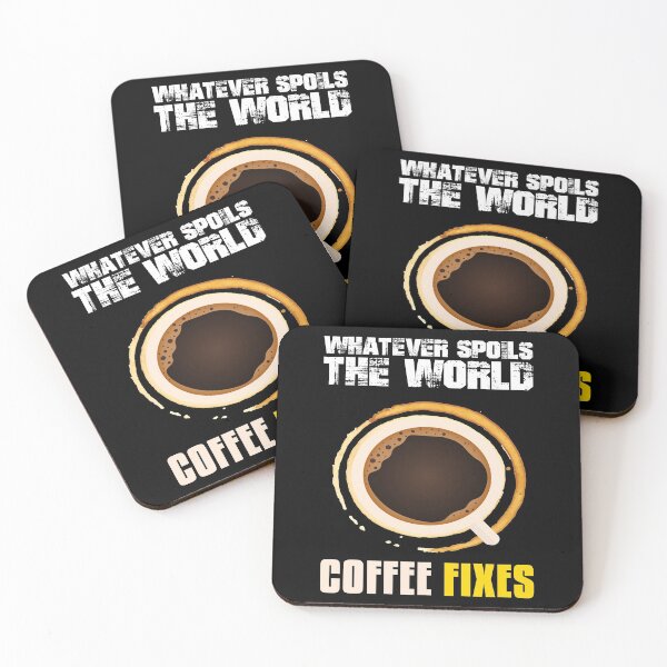 Item preview, Whatever Spoils The World Coffee Fixes designed and sold by MooonTees.