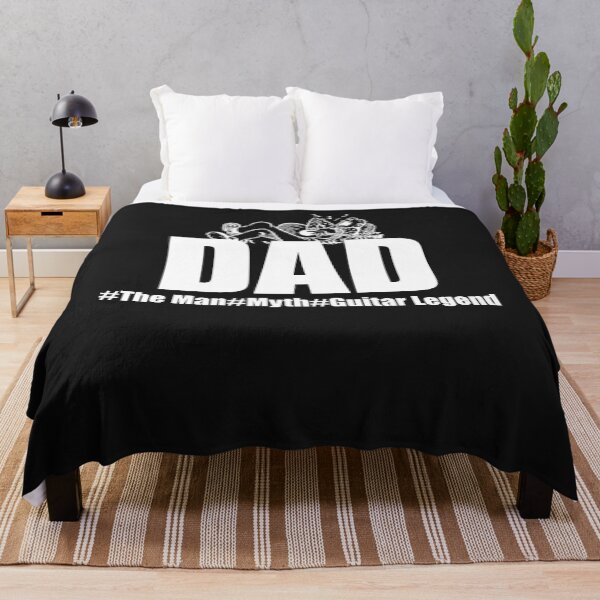 Item preview, Dad the man the myth the guitar legend designed and sold by Tanuja Sharma.