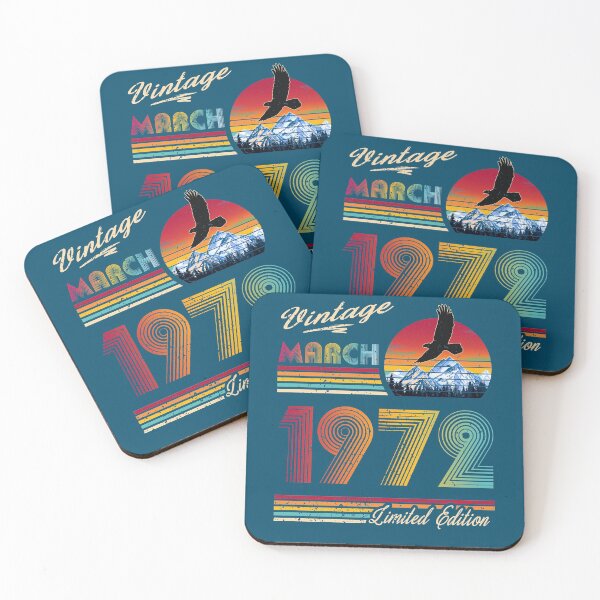 Item preview, Vintage March 1972 Birthday designed and sold by GreenSplash.