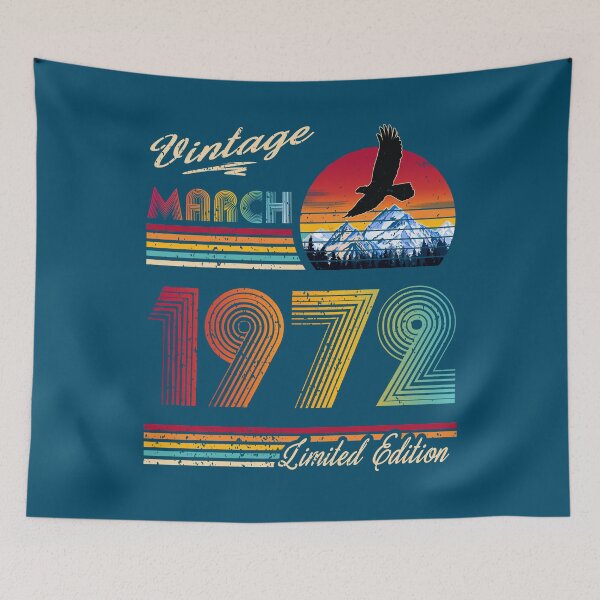 Item preview, Vintage March 1972 Birthday designed and sold by GreenSplash.