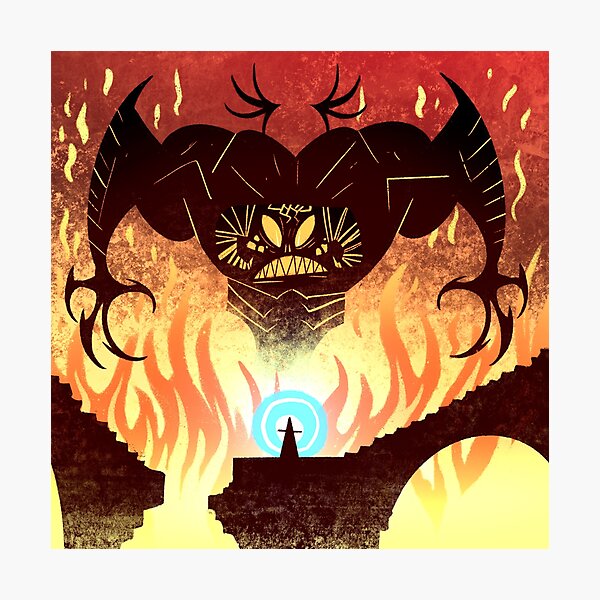 Durin's Bane vs The Grey Wizard Photographic Print