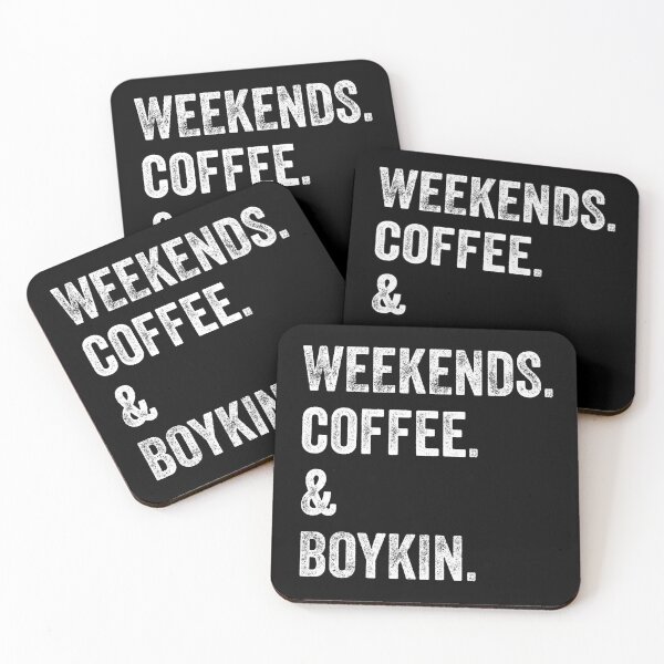 Item preview, Weekends Coffee and Boykin Spaniel  designed and sold by Guarddogdrive.