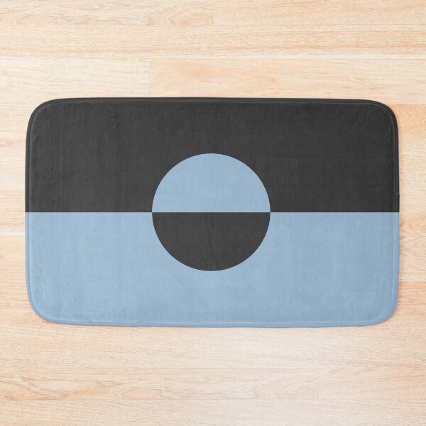 Item preview, Pastel Blue and Black Minimal Circle Design 2 2021 Color of the Year Earth's Harmony and True Black designed and sold by ColorOfTheYears.
