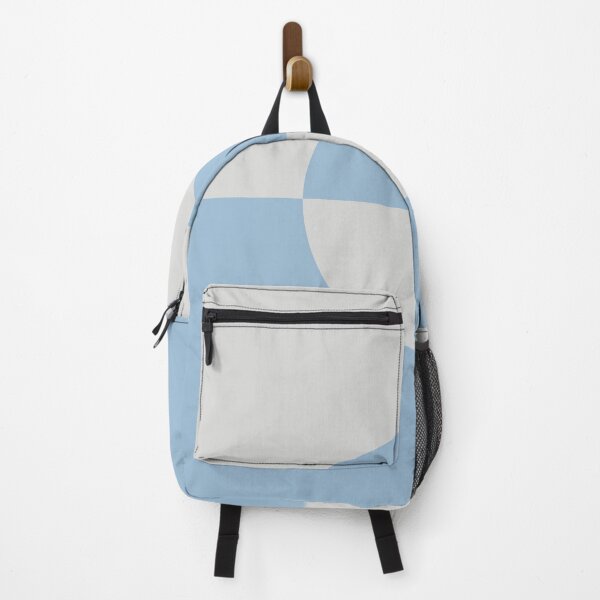 Item preview, Pastel Blue and Pale Gray Minimal Circle Design 2 2021 Color of the Year Earth's Harmony and Vapor designed and sold by ColorOfTheYears.