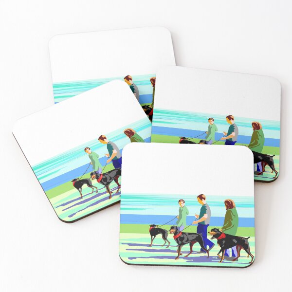 Item preview, Dog Walkers with Doberman designed and sold by Fash4You.