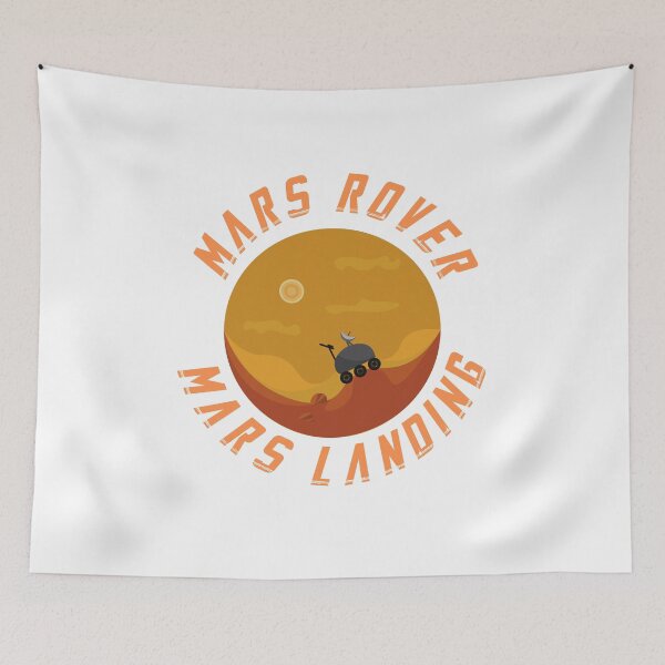 Item preview, Mars Rover & Mars Landing Perseverance Art designed and sold by ecdato.