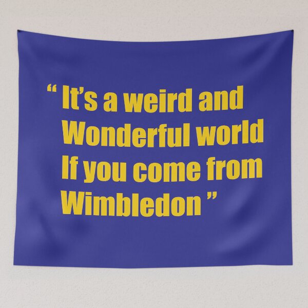Item preview, Wimbledon extraño y maravilloso designed and sold by dubroyale.