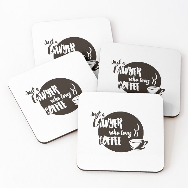 Item preview, Lawyer Gifts | Just a Lawyer who Loves Coffee designed and sold by Burachonak-art.