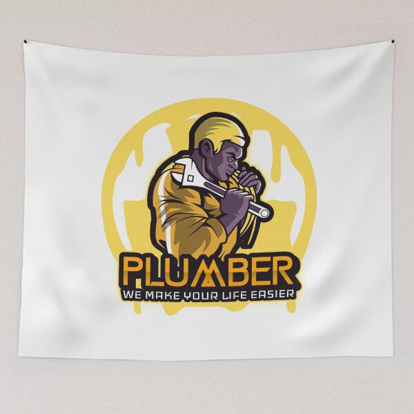 Item preview, Plumber - We Make Your Life Easier designed and sold by pradeeprajput.