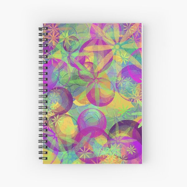 post stamps design Spiral Notebook for Sale by artbleed