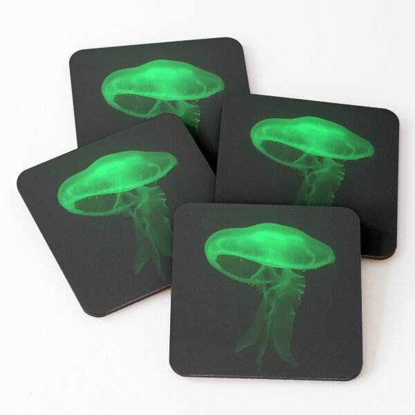 Item preview, Bright Green Jellyfish designed and sold by jellywobble.