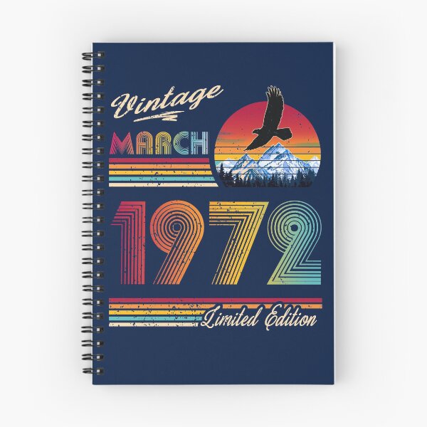 Item preview, March 1972 Birthday designed and sold by GreenSplash.